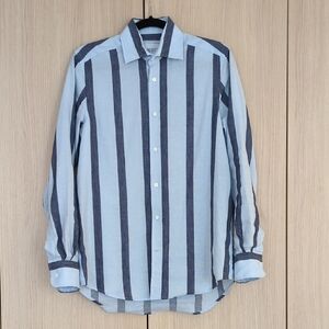 WNU striped Linen/Cotton Blouse US 4